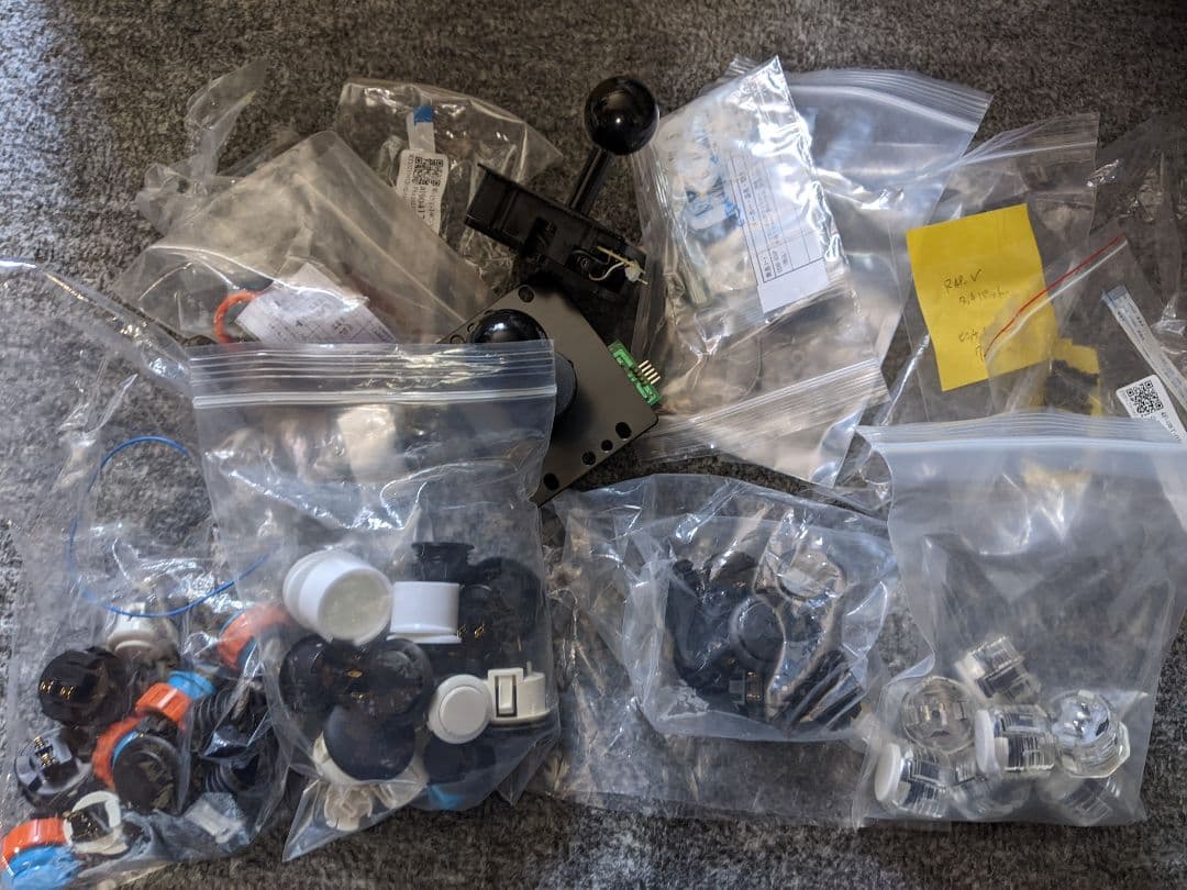 モ*コ様 工具と電子部品とアケコン部品のセット