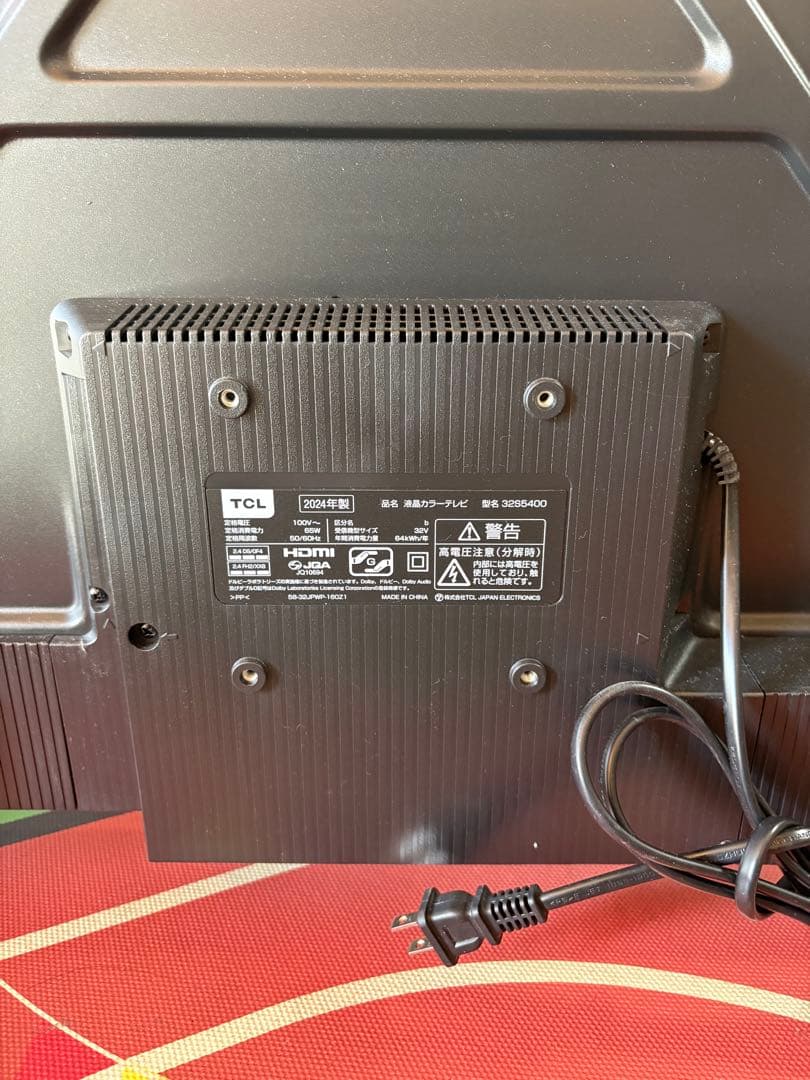 TCL 32S5402 32インチ液晶テレビ｜純正リモコン新品付き｜動作確認済