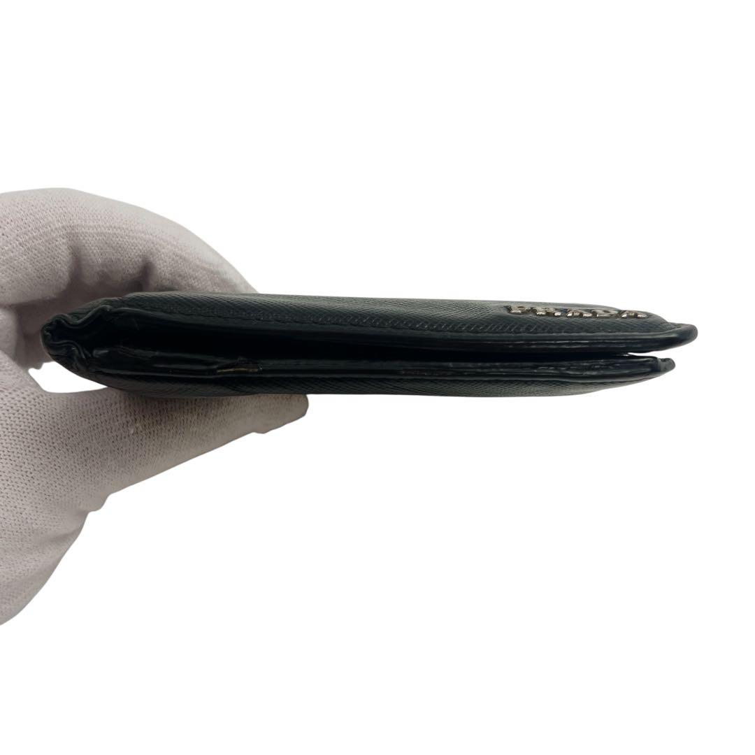 専用　PRADA レザー ブラック メンズ 折り財布 7583