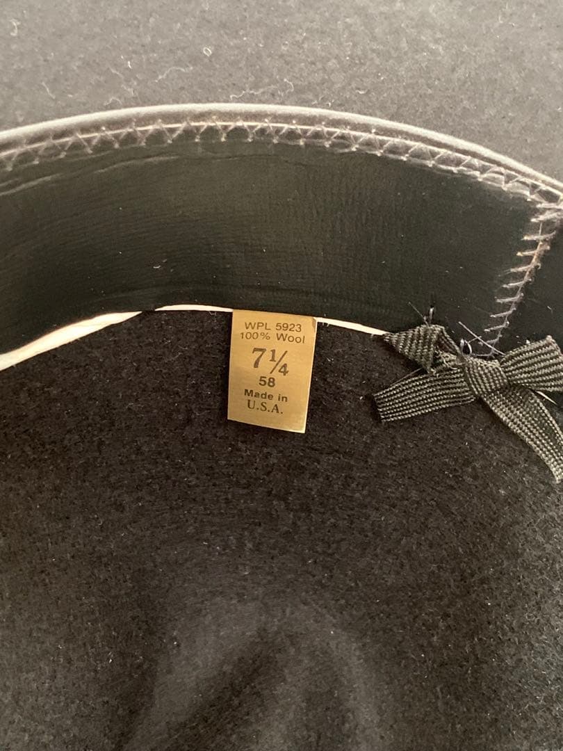 ステットソン ウエスタンハット　SHEPLERS 7 4/1サイズ