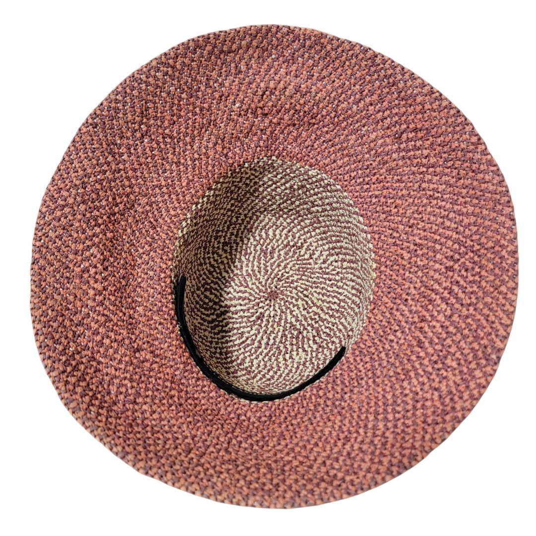 美品 バイカラー ヘレンカミンスキー PROVANCE8 ラフィアハット