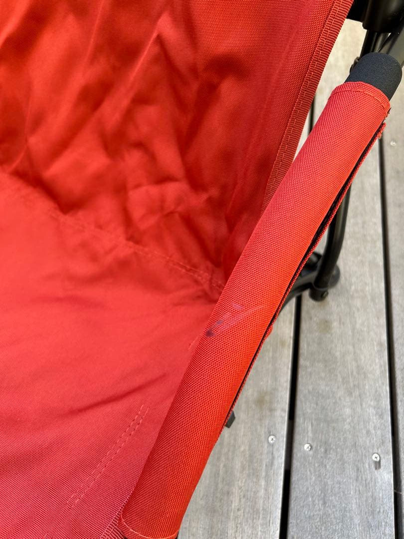 【中古】LOGOS ロゴス 難燃BRICK・キングあぐらチェア×2脚