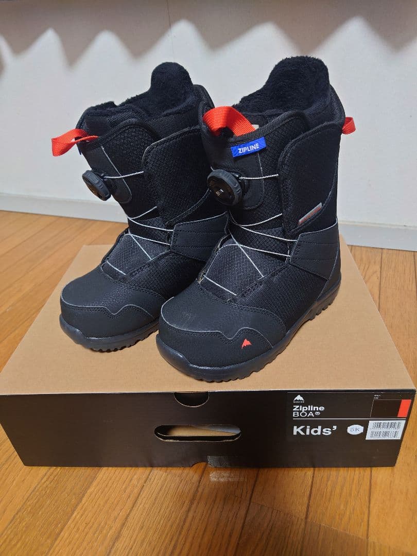 美品　Burton　Zipline キッズ　スノーボードブーツ　23cm
