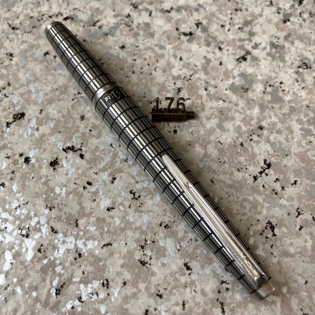 #176 オーバーホール済み 万年筆 パイロット PILOT 全格子 14k