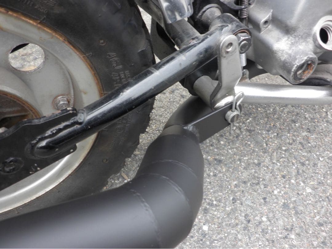 しーちゃん出品。モンキー 鉄管マフラー　ベーシック改/ワイド