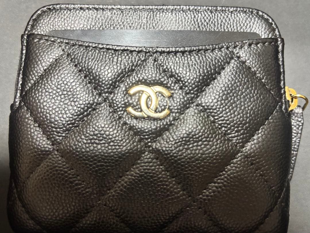 限定値下【美品】CHANEL ブラック マトラッセケース