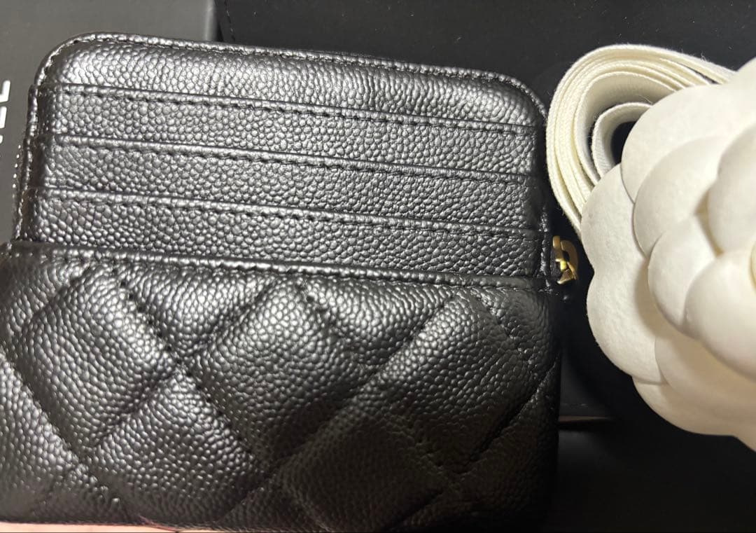 限定値下【美品】CHANEL ブラック マトラッセケース