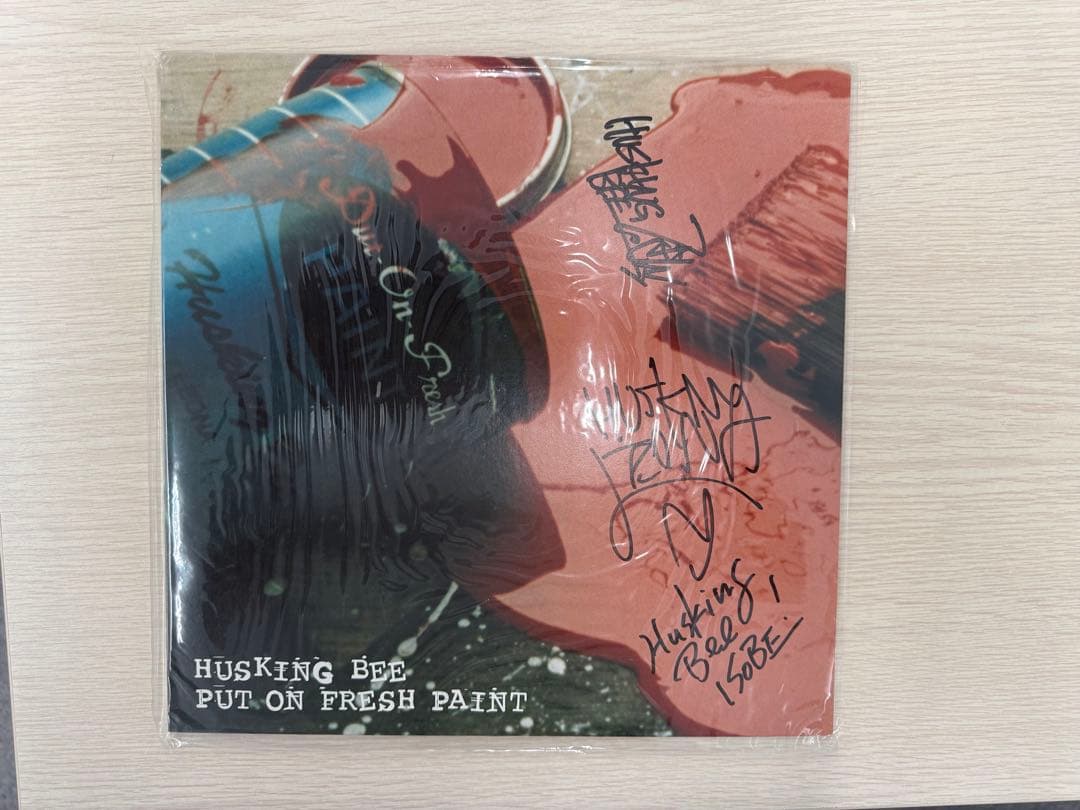 Husking Bee Put On Fresh Paint サイン入りレコード