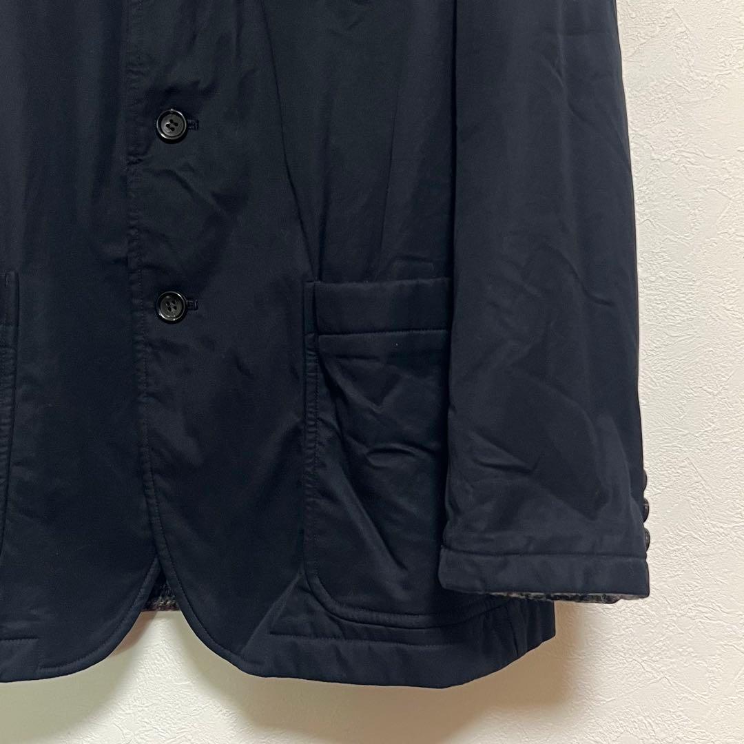 【美品】コムデギャルソンオム　綿×チェックダブルフェイスジャケット　リバーシブル