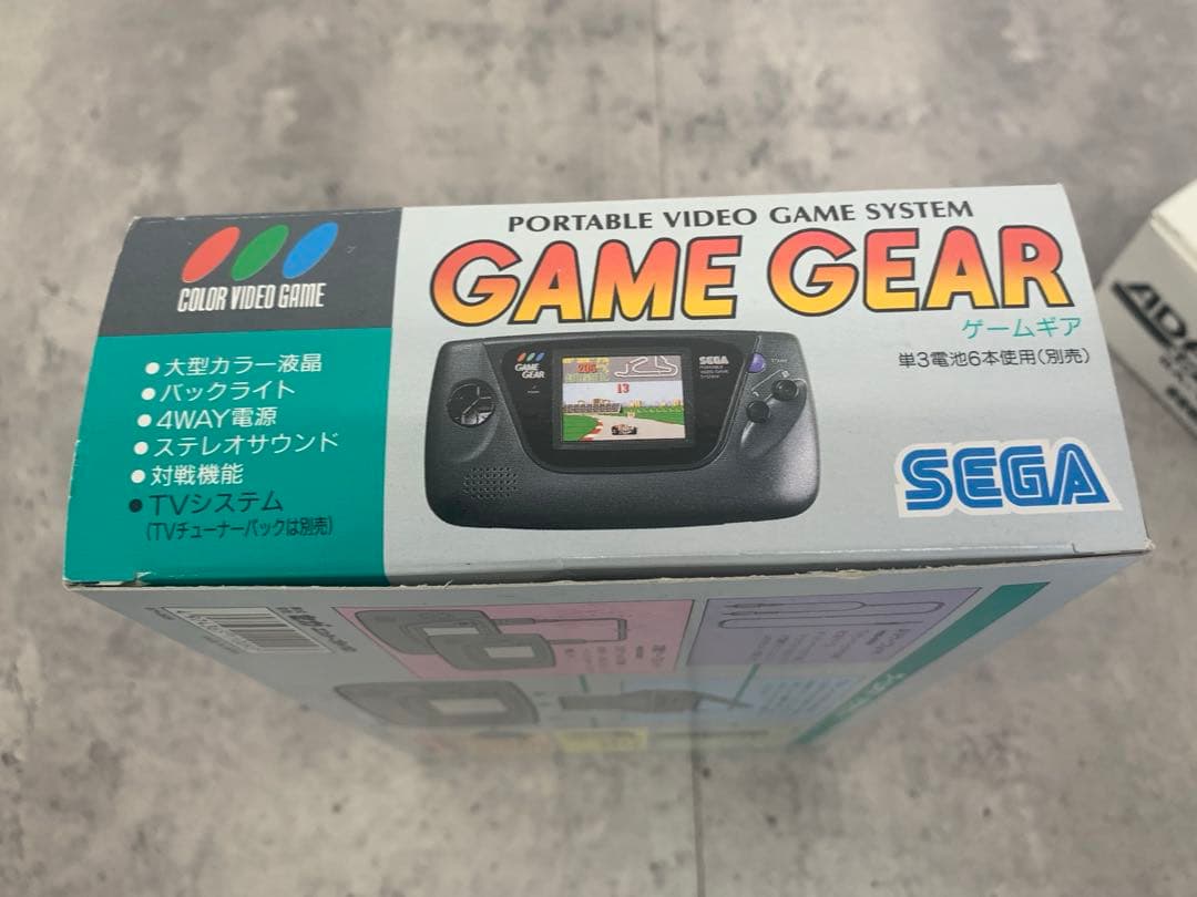 ＄ SEGA GAME GEAR ゲーム機 ゲームギア対応ACアダプター付き