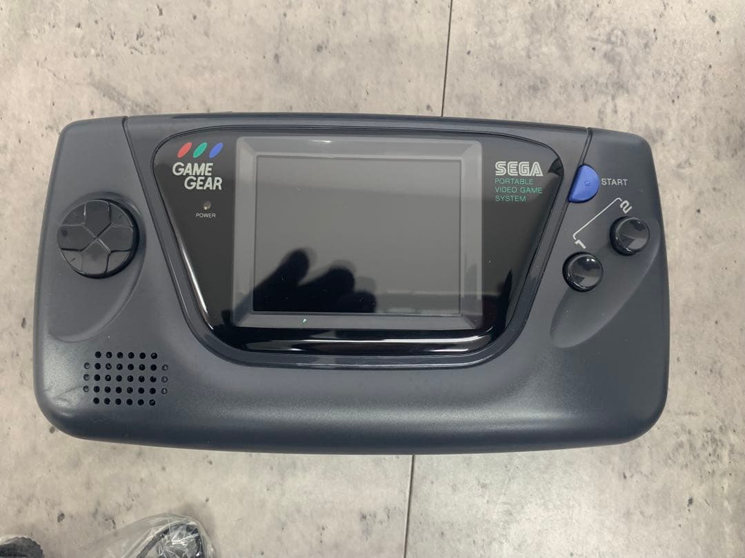 ＄ SEGA GAME GEAR ゲーム機 ゲームギア対応ACアダプター付き