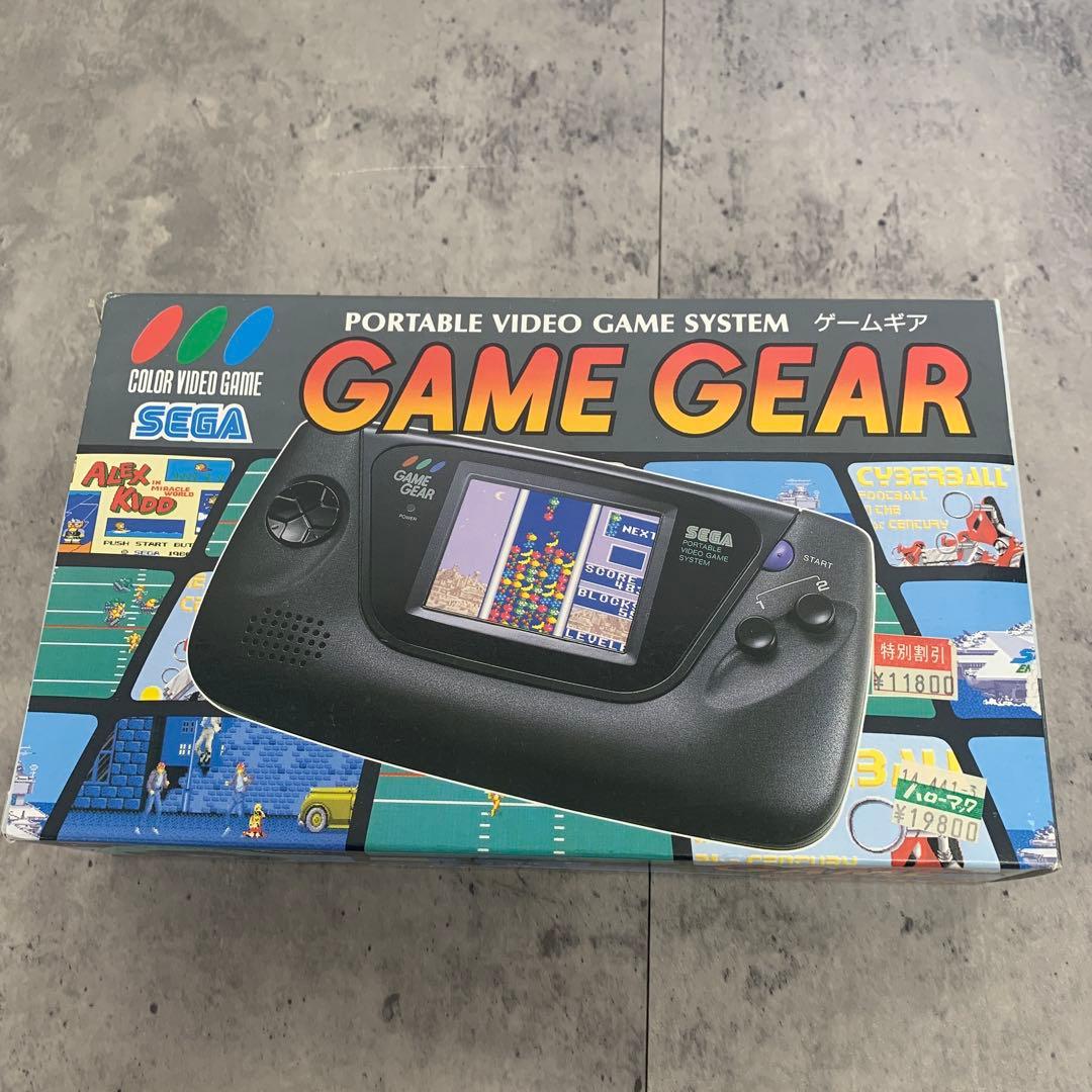 ＄ SEGA GAME GEAR ゲーム機 ゲームギア対応ACアダプター付き