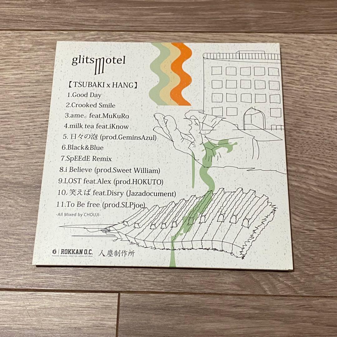 【廃盤CD 1stプレス】唾奇 x HANG / glitsmotel