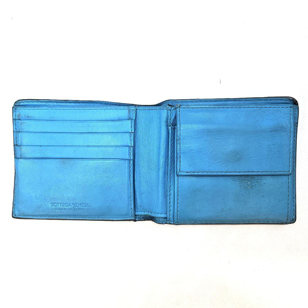 BOTTEGAVENETA ボッテガ 2つ折り財布 イントレチャート ウォレット