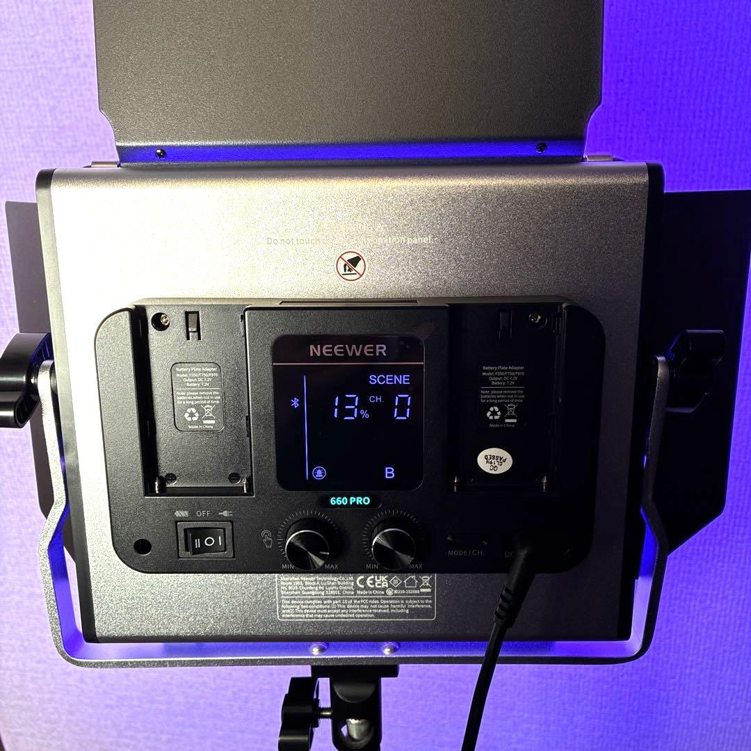 NEEWER 660 PRO PRG 撮影用LEDライト 2灯フルセット