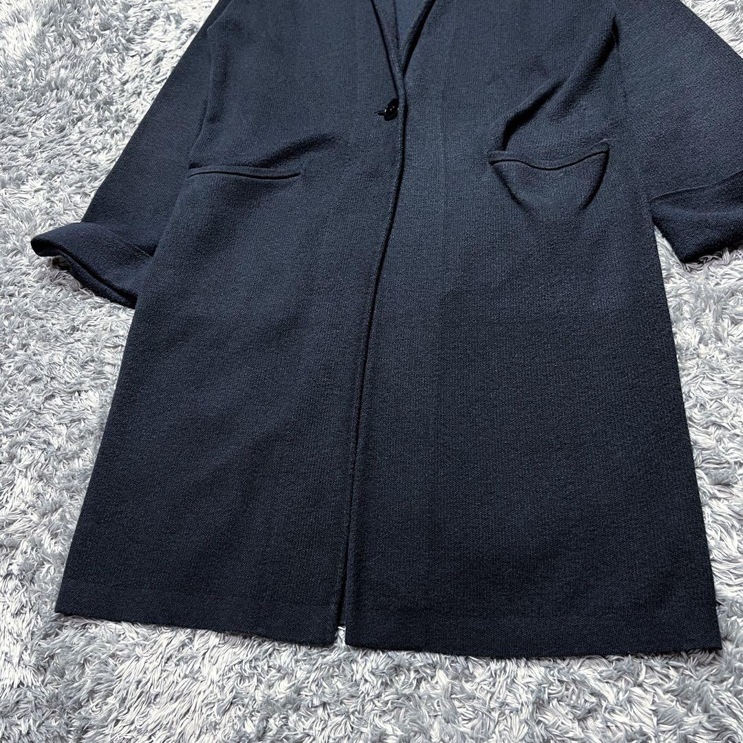 セオリー　カシミヤ ニット チェスターコート ネイビー Sサイズ 美品