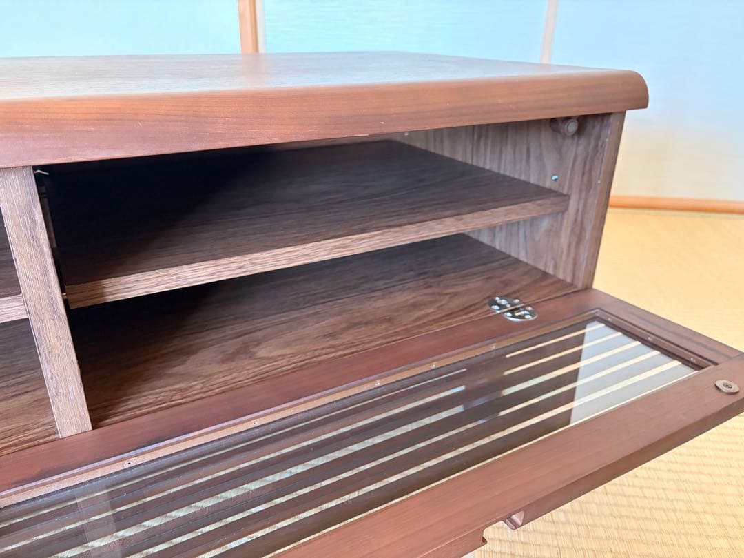 ニトリ テレビ台 (ローボードレッタ120cm)　ミドルブラウン