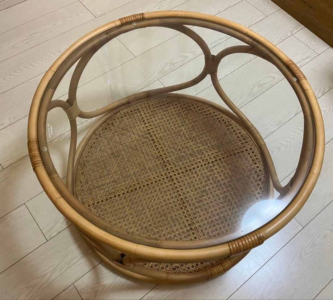 【unico】WEAVA（ウィーバ）ローテーブル Φ650