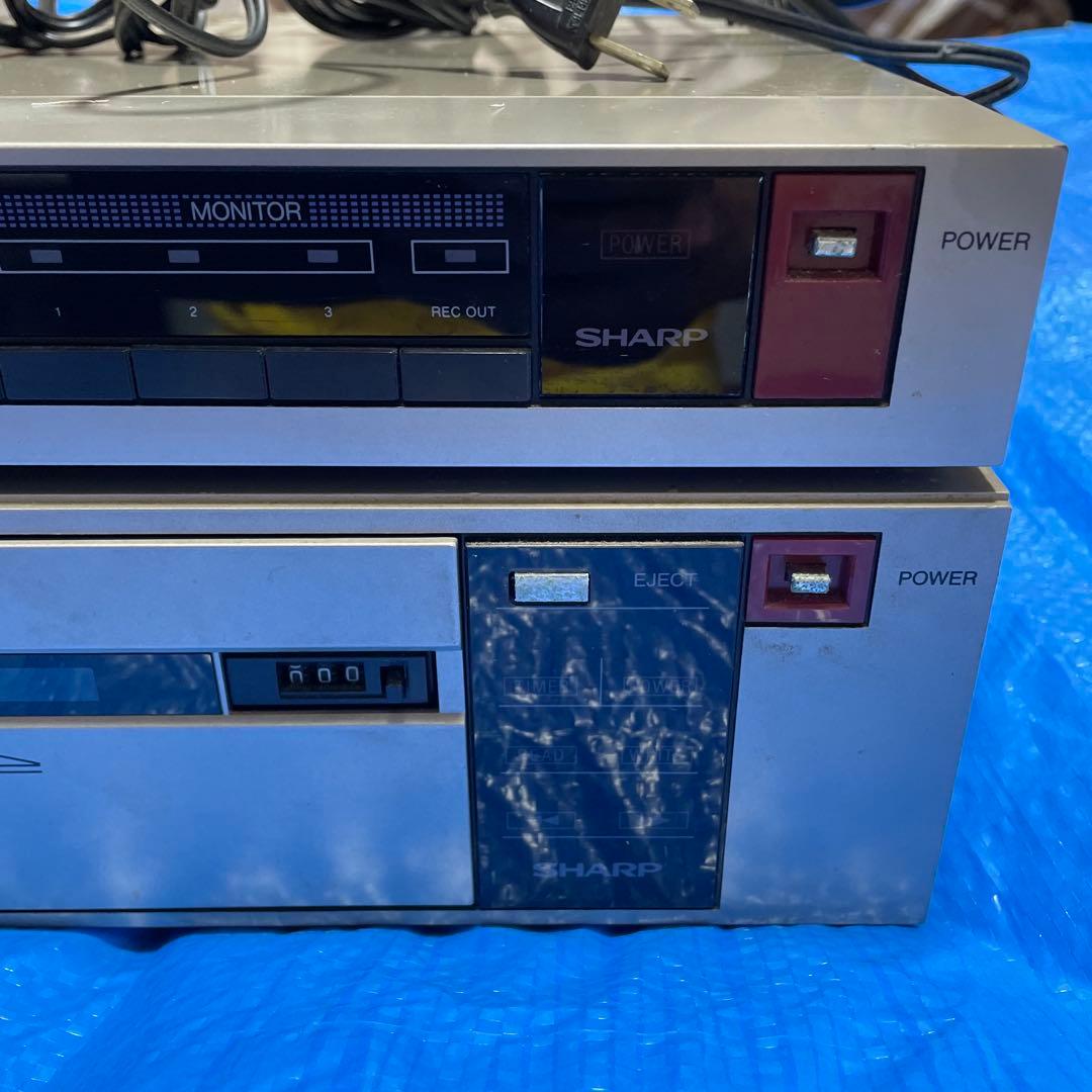 シャープ ジャンクSHARP シャープ （CZ-800 C） レコーダー セット