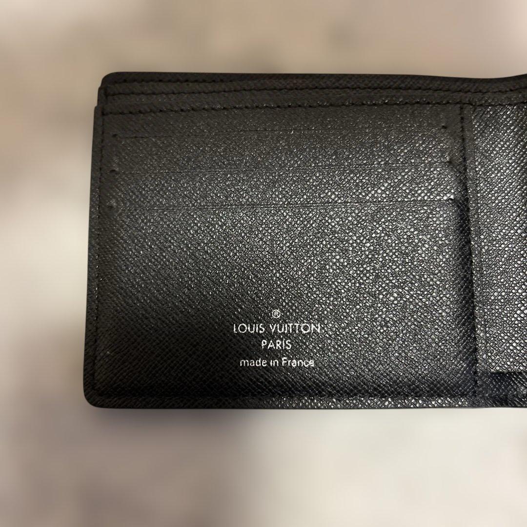 ルイヴィトン　タイガ　ポルトフォイユミュルティプル　ブラック