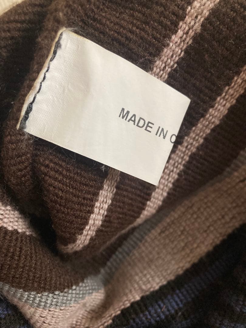 【MARNI】ストライプハンモックバッグ ブルー ピンク トートバッグ