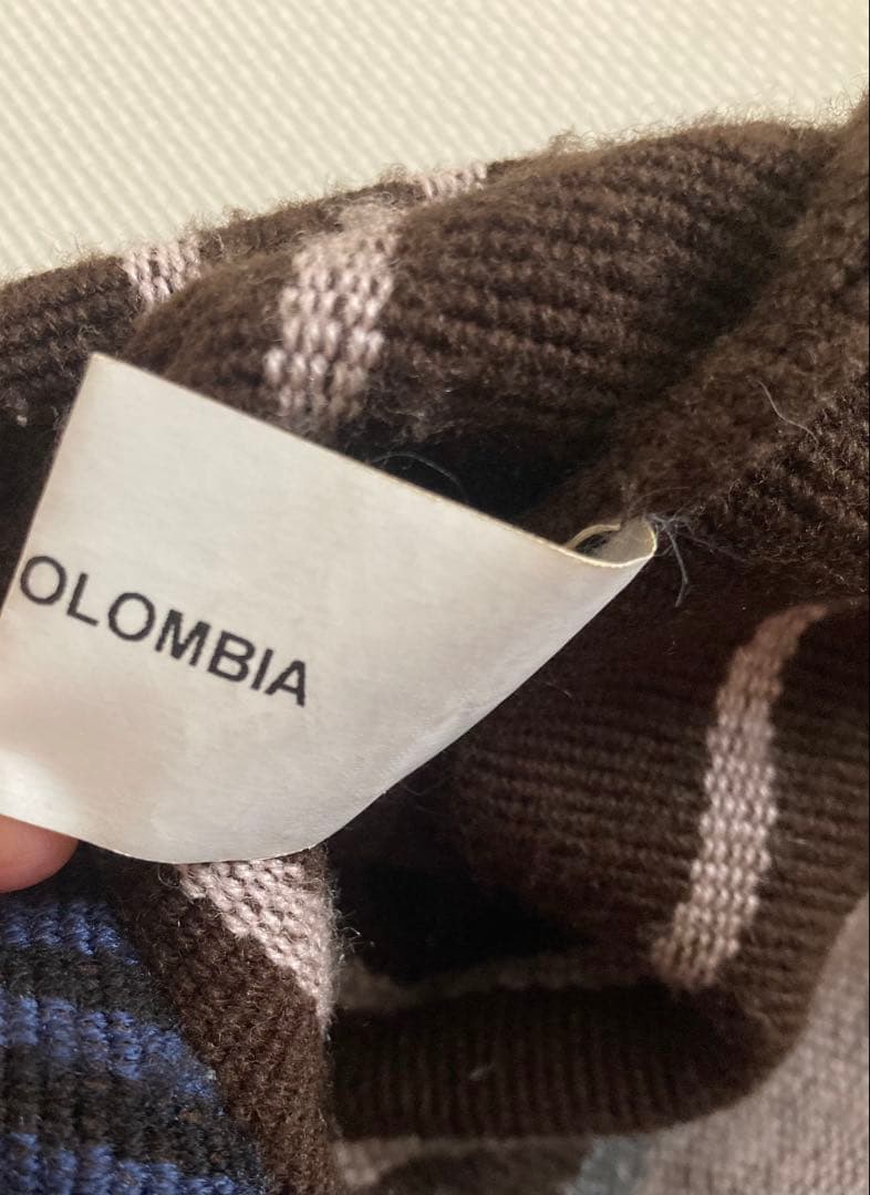 【MARNI】ストライプハンモックバッグ ブルー ピンク トートバッグ