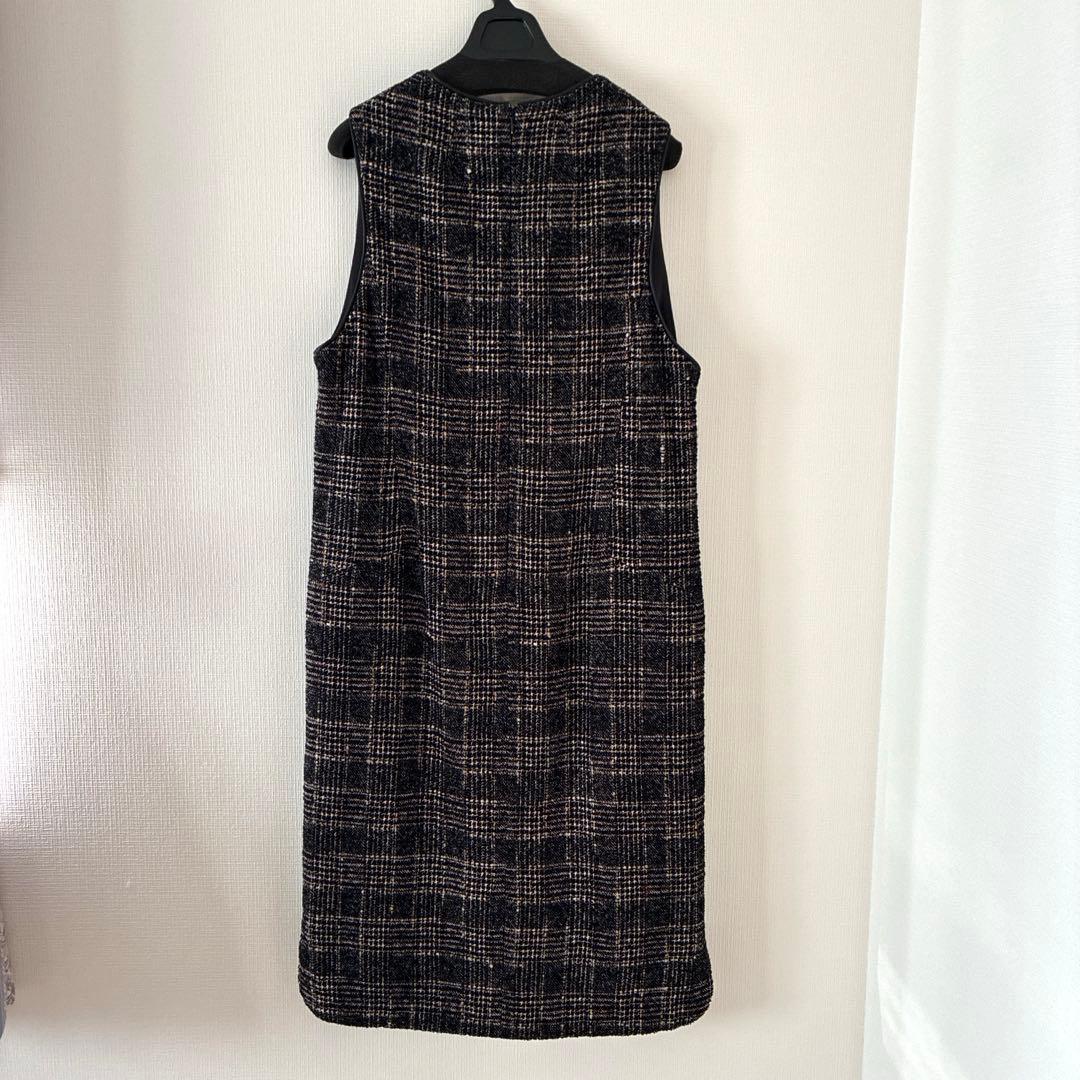 【新品未使用・タグ付き】PINORE ピノーレ ツィード ジャンパースカート