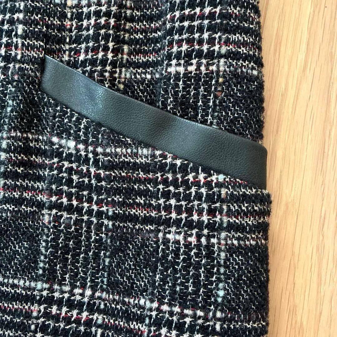 【新品未使用・タグ付き】PINORE ピノーレ ツィード ジャンパースカート