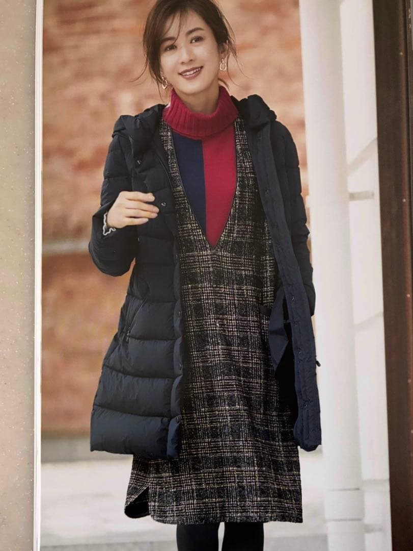 【新品未使用・タグ付き】PINORE ピノーレ ツィード ジャンパースカート