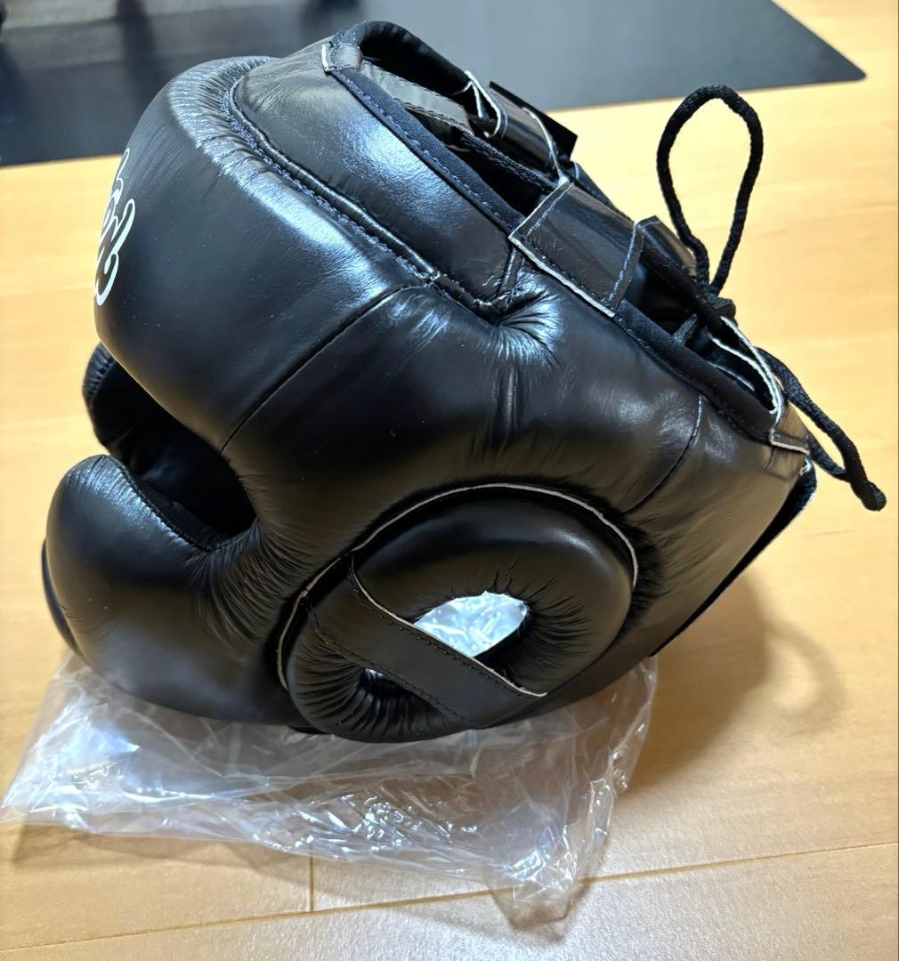 【新品】Fairtex ヘッドギア HG13 lace up 黒 XLサイズ