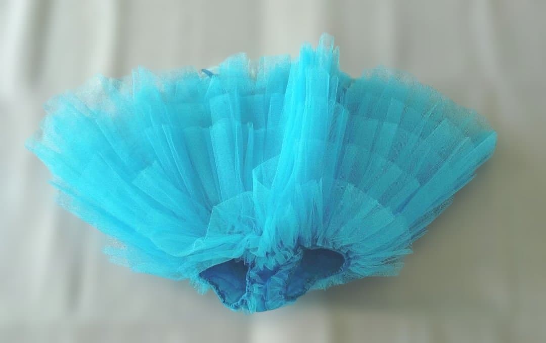 バレエ　クラシックチュチュ　 シルビア製水色　Ｓサイズ 2着まとめ 髪飾り、袖付