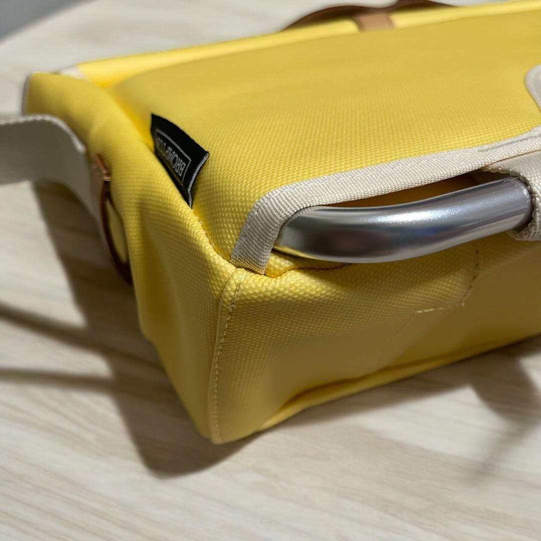 美品　BROMPTON 「ブロンプトン」 フロントバッグ　イエロー