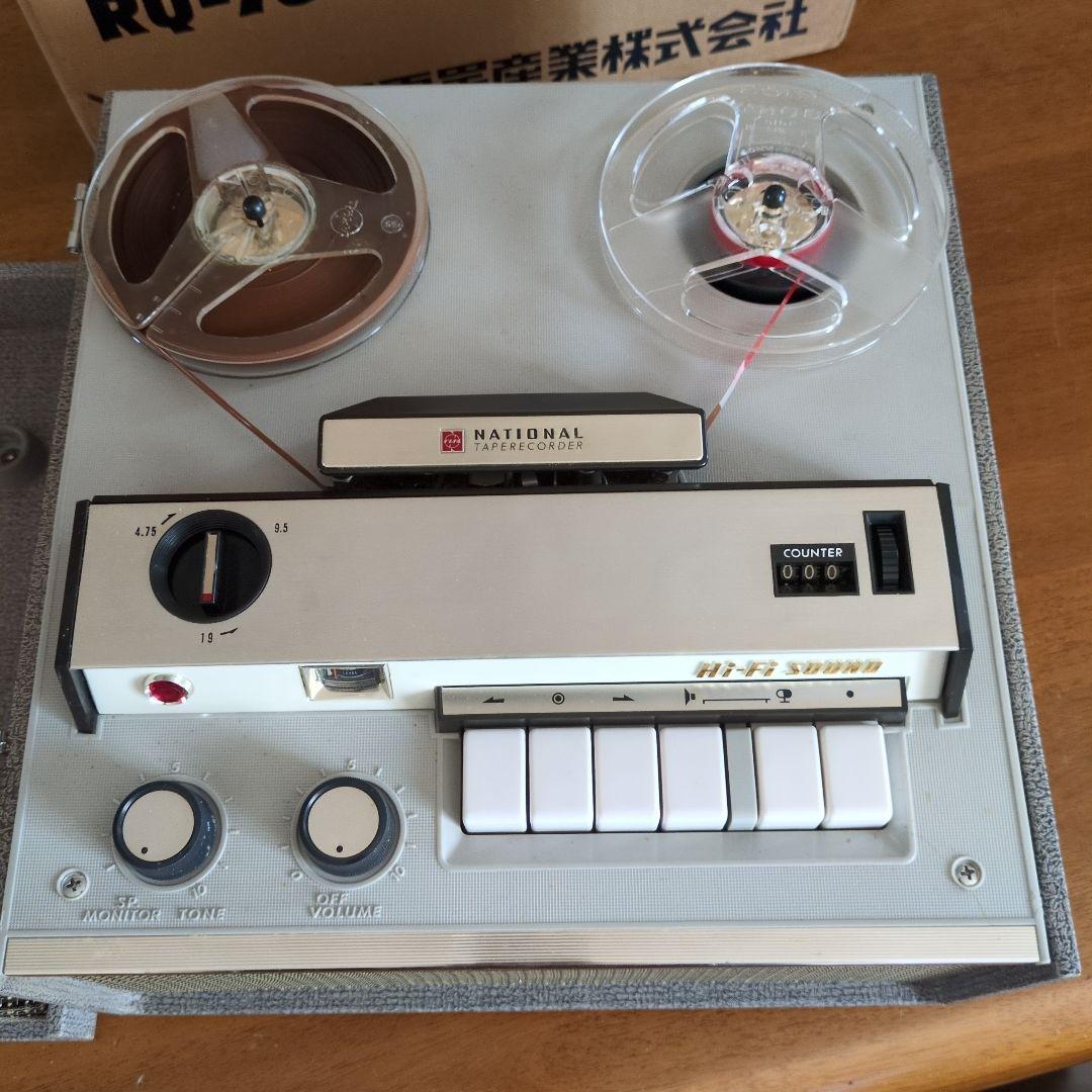 昭和レトロ NATIONAL RQ-703 テープレコーダー 箱入り
