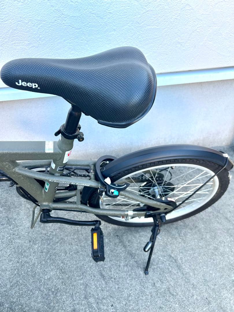 Jeep 折り畳み自転車 20インチJE-206G オリーブグリーン