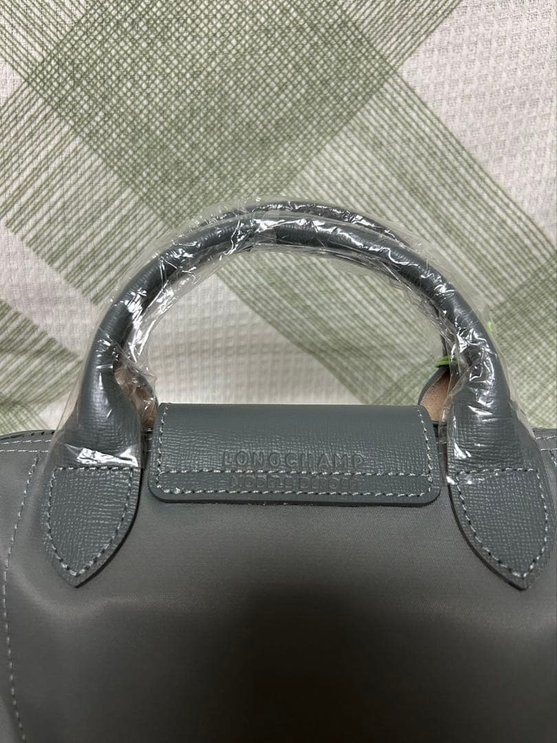 《LONGCHAMP》プリアージュ トップハンドバッグ　XS/グレー