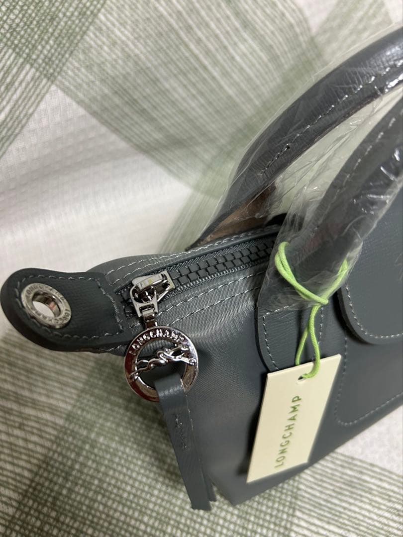 《LONGCHAMP》プリアージュ トップハンドバッグ　XS/グレー