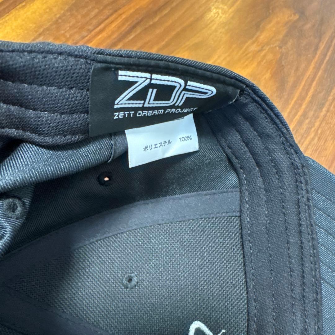 ZETT ゴーストフォーク　キャップ　ブラック