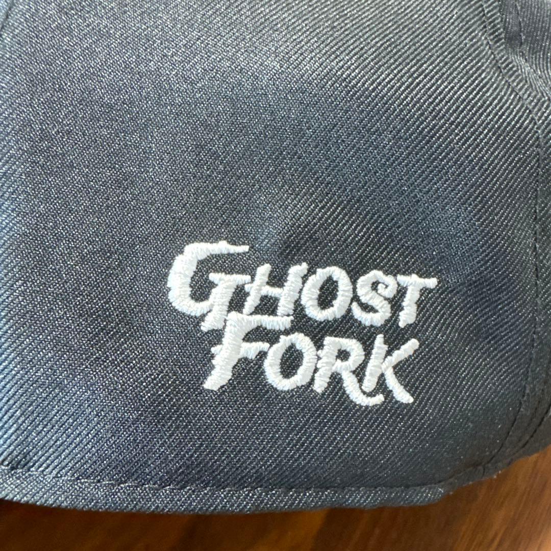 ZETT ゴーストフォーク　キャップ　ブラック