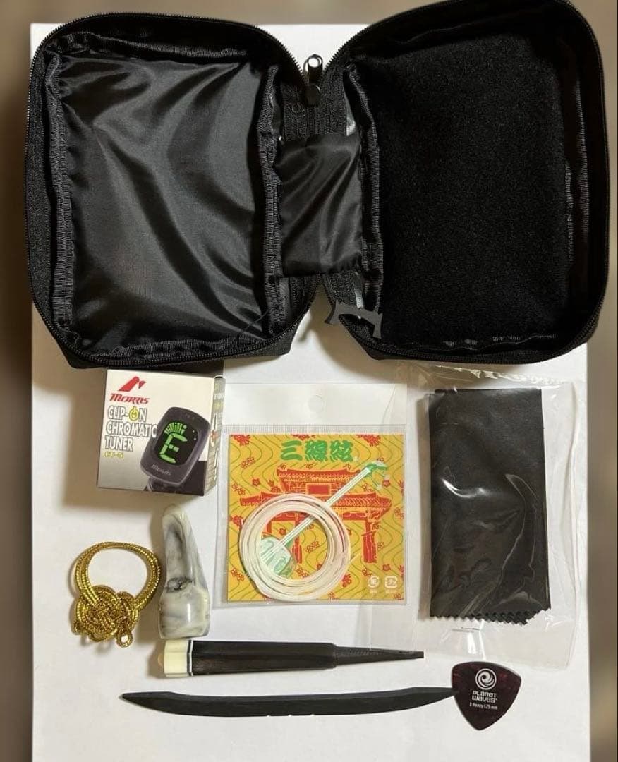 沖縄三線 人工皮 初心者向け 専用ソフトケース付き