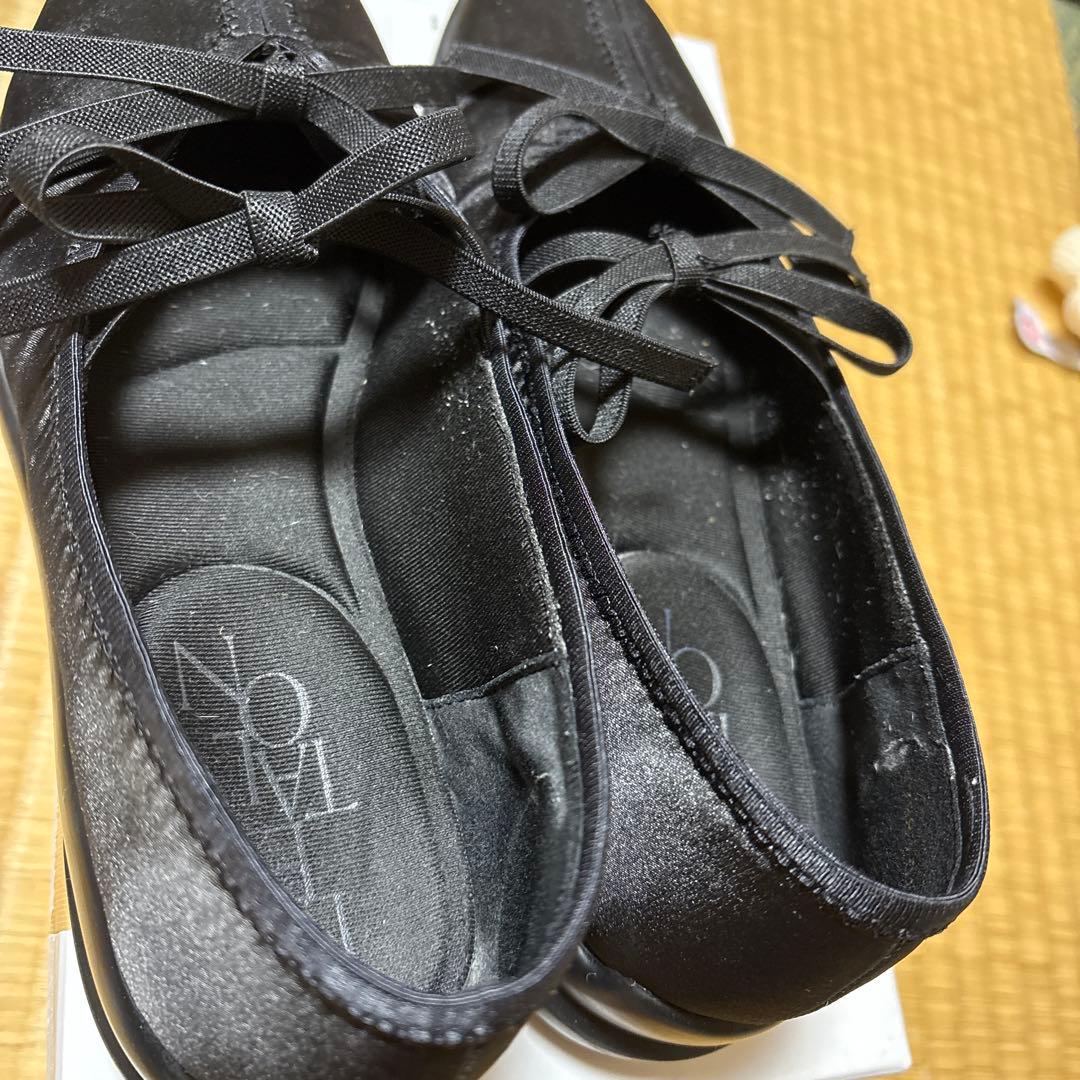 【値下げ不可】2025　ルタロン Lダブルリボンバレリーナ　ブラック　24