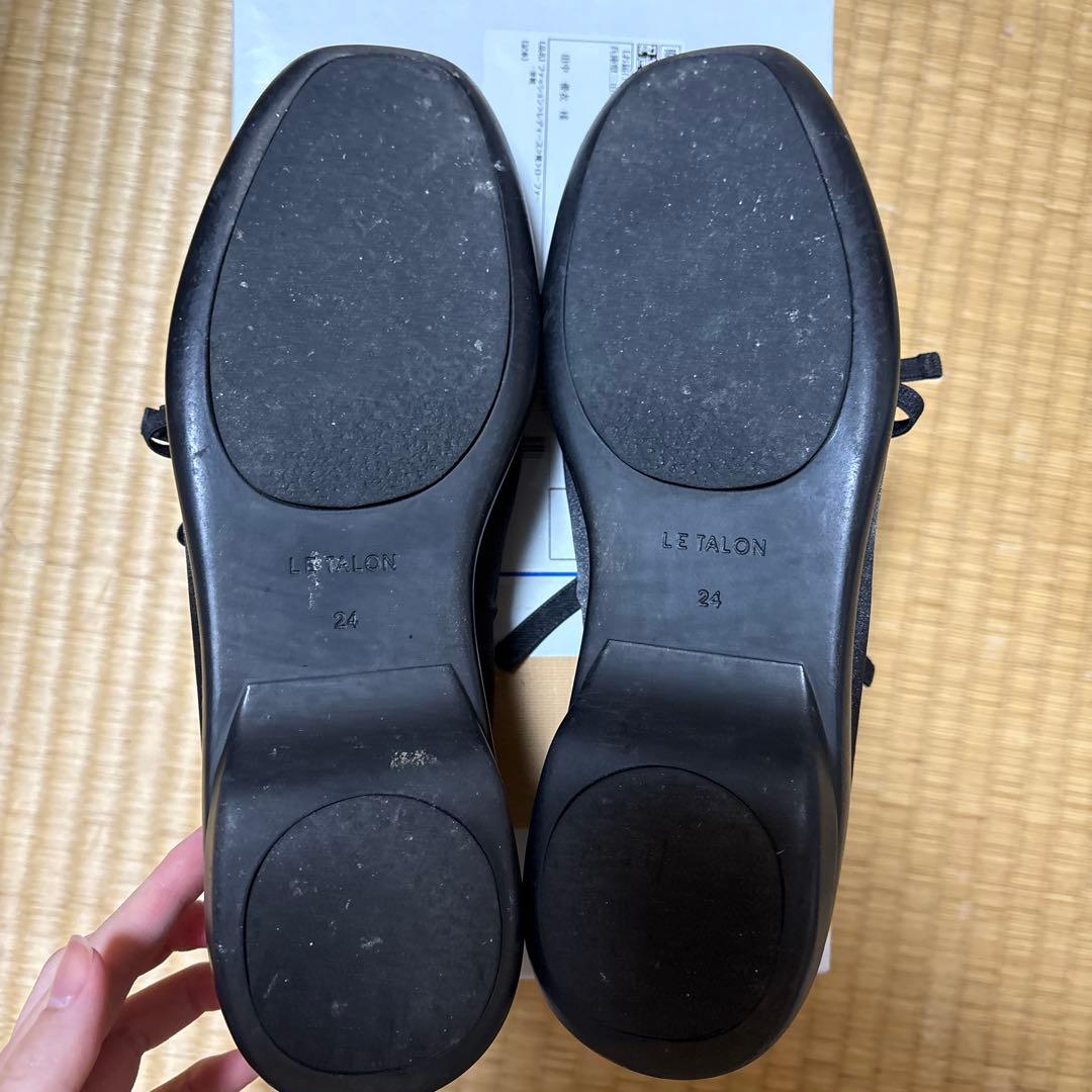 【値下げ不可】2025　ルタロン Lダブルリボンバレリーナ　ブラック　24