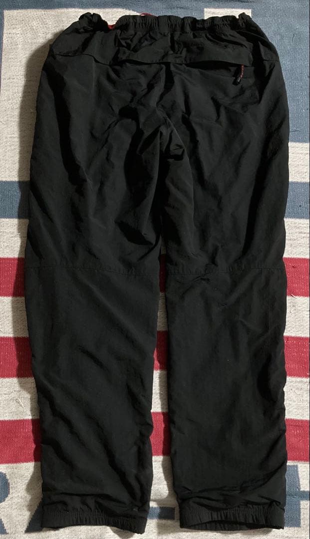 90s ポロスポーツ ナイロンパンツ 黒 L 刺繍ロゴ POLO SPORT