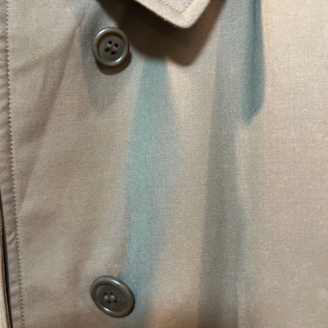 BURBERRY バーバリー ステンカラーコート 玉虫色 白タグ　9号