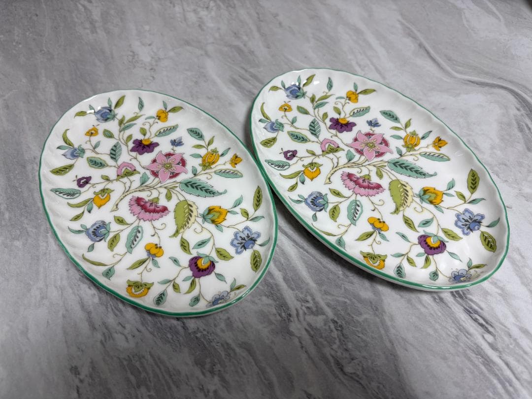 MINTON ミントン ハドンホール B&B オーバル プレート セット