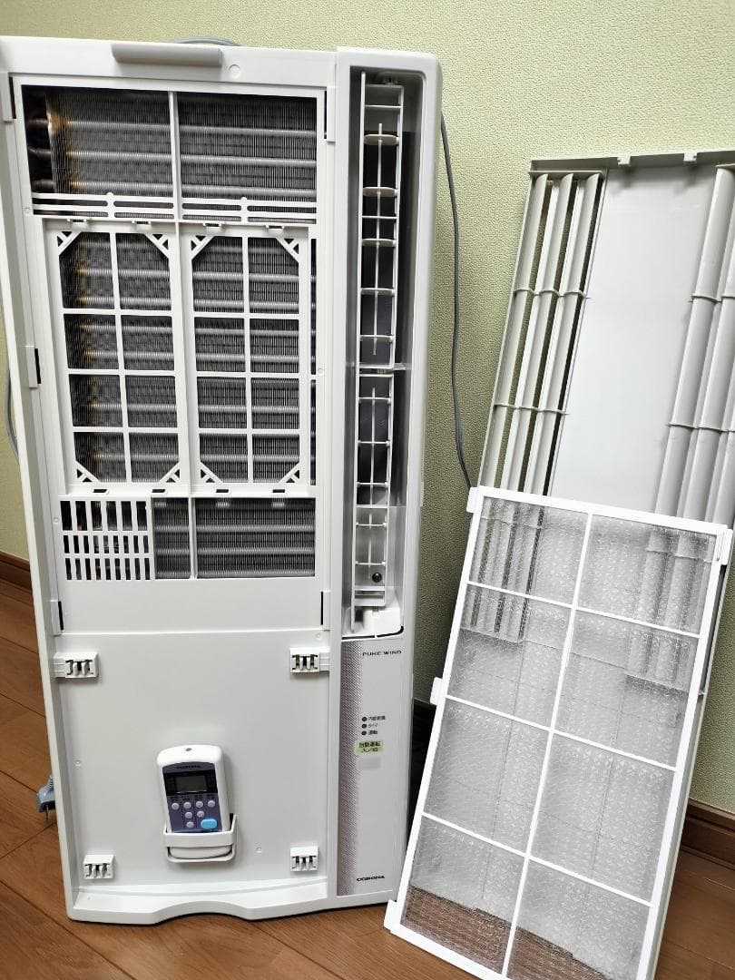 コロナ　窓用エアコン CWー1819　★テラス窓用枠同梱品★
