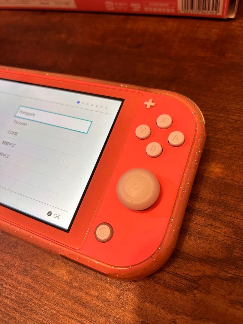 Nintendo Switch Lite ピンク 箱 充電器付きスプラトゥーン3