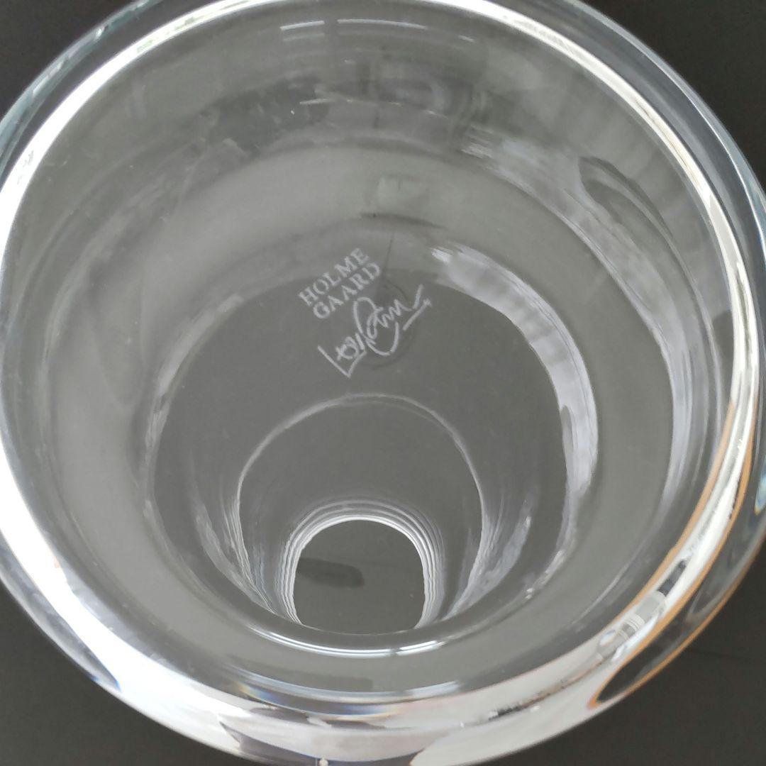 未使用品ホルムガード Holmegaard フローラ 24cm クリア ロング