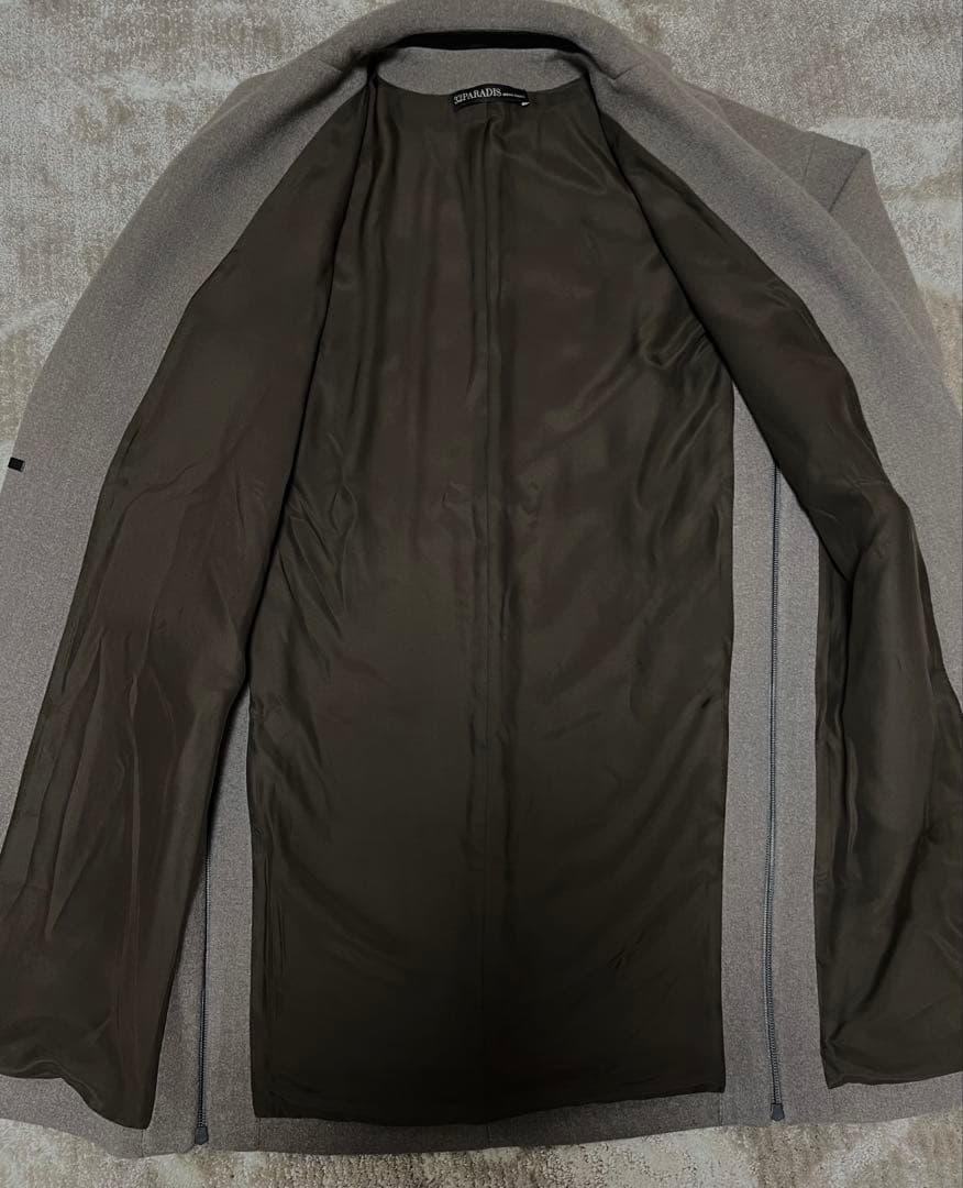 32PARADIS ウールコート198,000円 グレージュ フリー