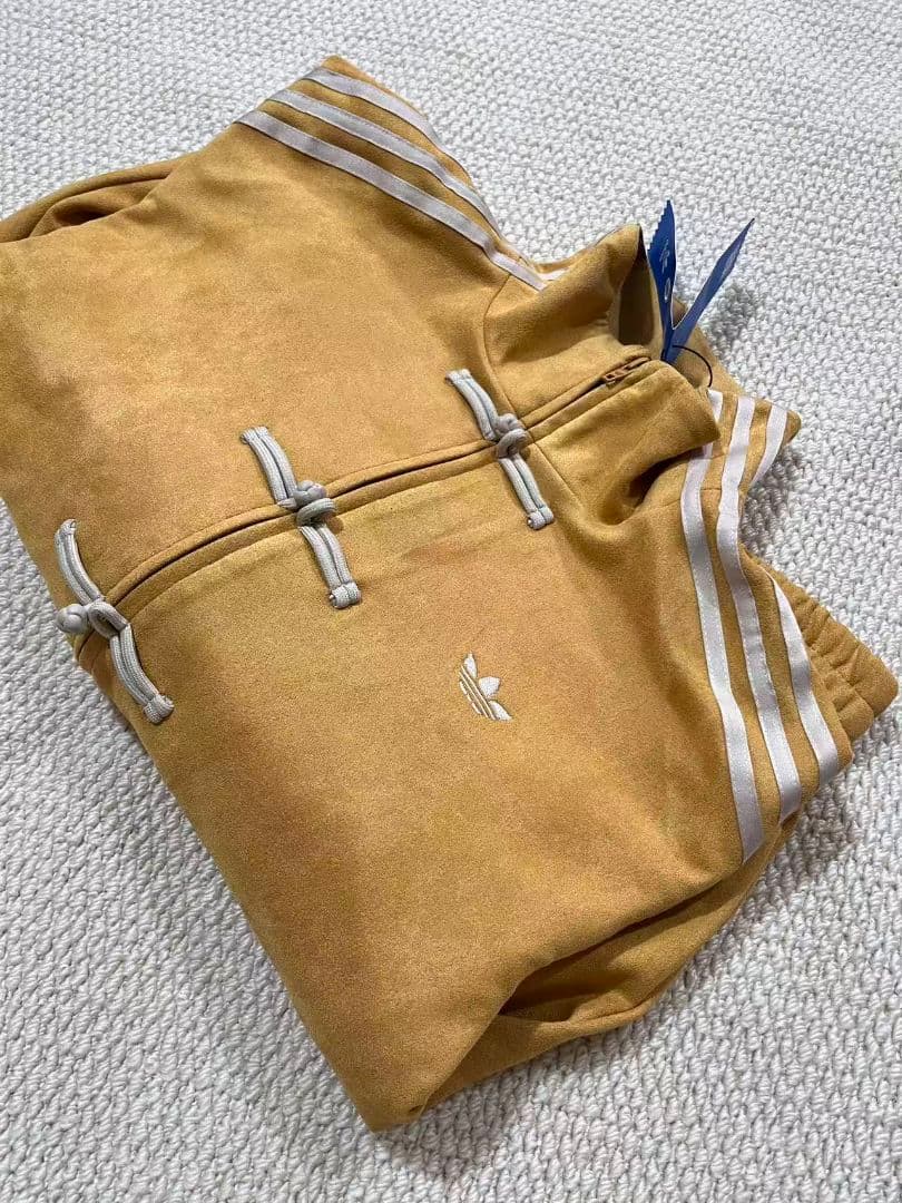 adidas 中国限定 ストライプジャケット イエロー