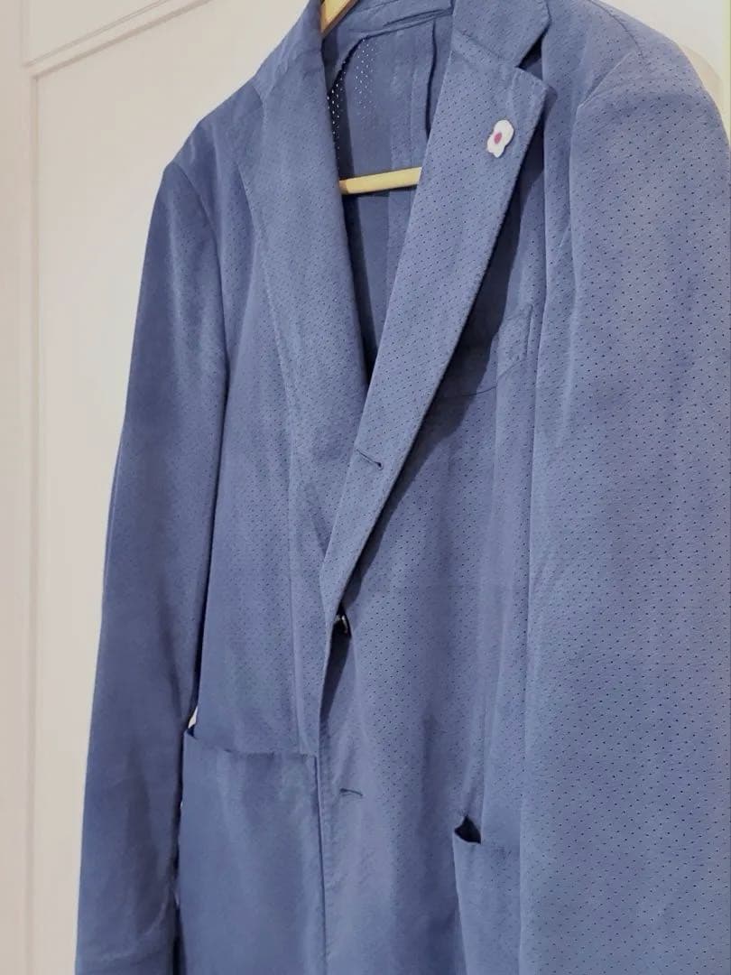 定価12.8万 洒脱 LARDINI ラルディーニ スエード ジャケット 48